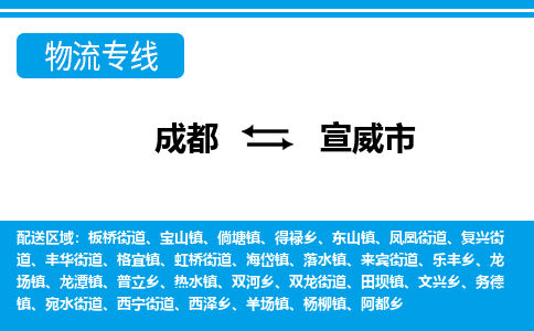 成都到宣威市零担物流专线-成都到宣威市整车运输服务